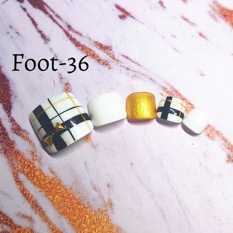 フットネイルチップ   Foot-36