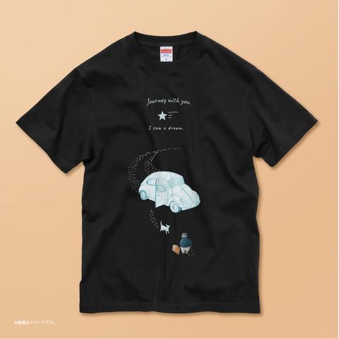 「Journey with You. キミの夢を見たよ。」コットンTシャツ/送料無料