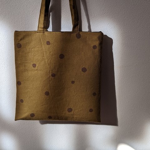 khaki dot.　　mini bag