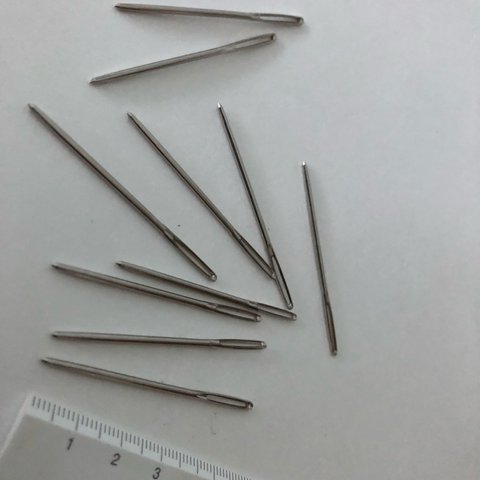 NDL1 ☆レザークラフト専用針プロ職人道具手縫い針約5mm/4本セット