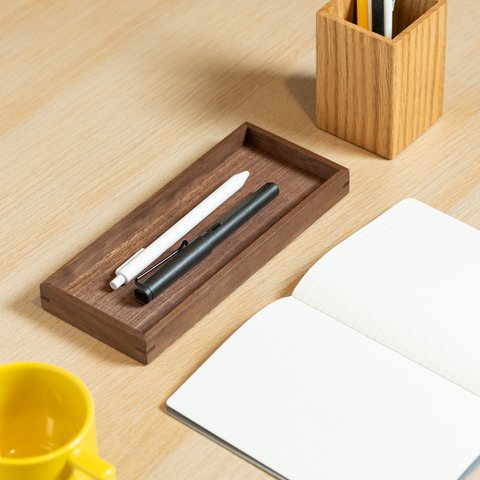 木製　シンプルなペンケース　ペントレイ　　