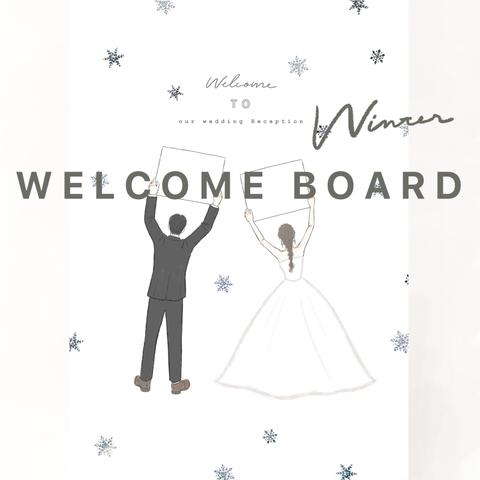 welcome  board  ウェルカムボード  ~ winter ~