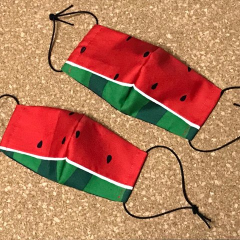 【再販】立体マスク　スイカ🍉