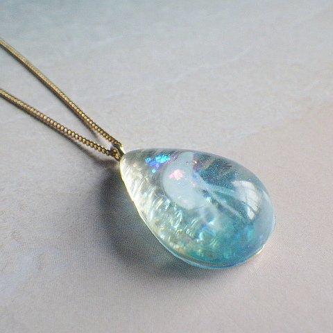 Jellyfish Ocean Drop Necklace