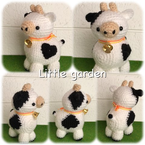 Little garden あみぐるみ　うし　C-02