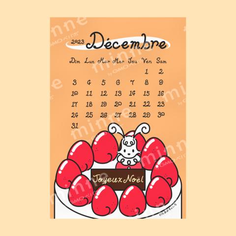 【Lapin Lulu 】12月のカレンダー