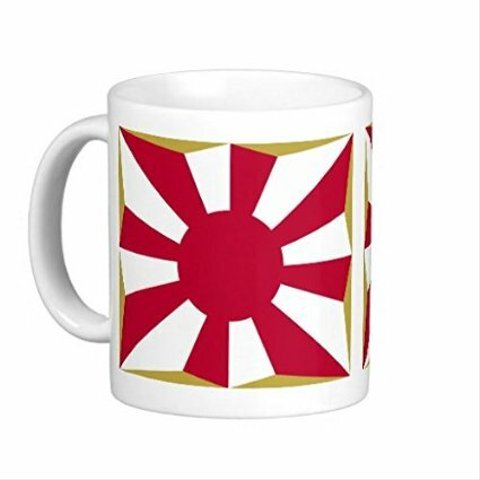 自衛隊旗のマグカップ：フォトマグ（世界の国旗、軍旗シリーズ）