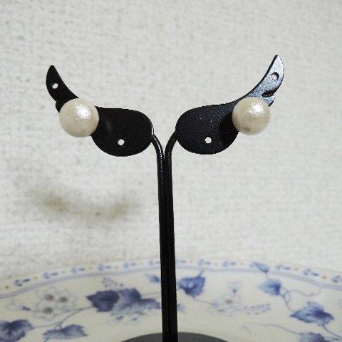 コットンパールのピアス（145）