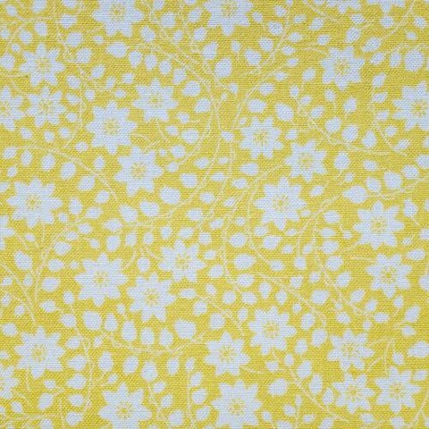 USAファブリック　Nana Mae VI Monotone Floral Yellow