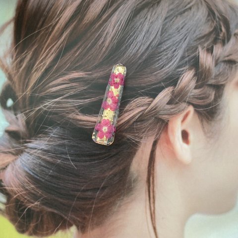 バーベナのヘアクリップ