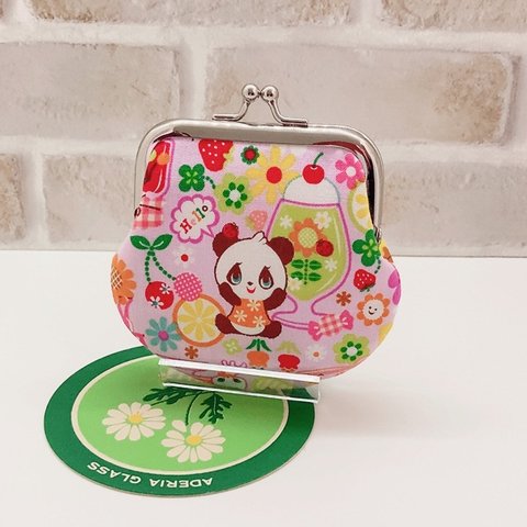 ちっちゃいがまぐちポーチ👛ラベンダー