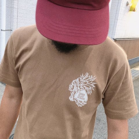 Indiana ferox S/S tee "dark camel"