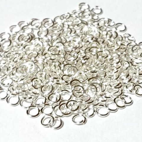 丸カン4mm  300個入り  シルバー色