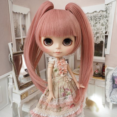 ブライス ウィッグ イノセントテール フェアリーピンク 10インチ/ドール Blythe