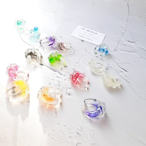 chubby earcuff ☽ 13color ⌘ イヤカフ イヤーカフ クリアイヤカフ