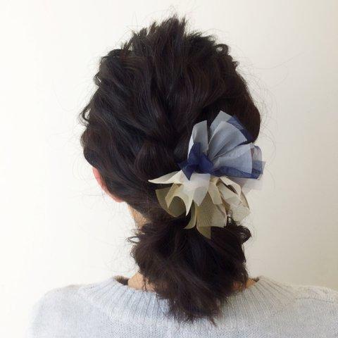 chiffon tulle　ヘアコーム