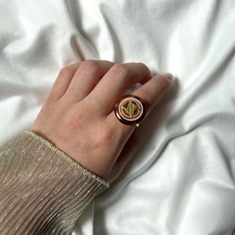 べっ甲柄ring