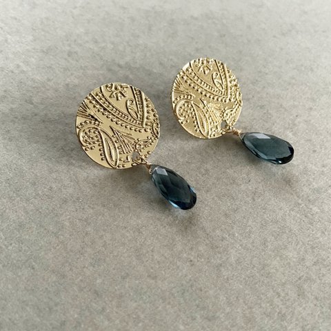 ペイズリー&ブルーピアス