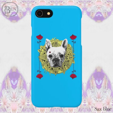 【BEN】French bulldog iPhoneケース