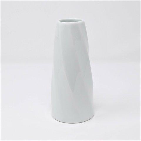 有田焼　窯元　博泉窯　白磁面取一輪差　シンプル　きれいな白磁　贈り物　ギフト　花瓶　花器　インテリア