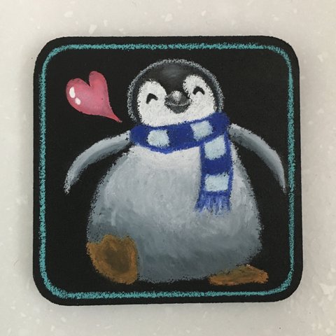 ペンギンのマグネット(受注制作）✨ミニチョークアート・原画