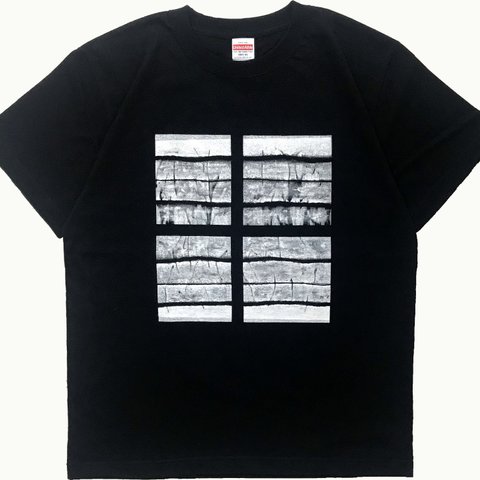 ウィンドウ・ブラック・Tシャツ【2TN-008-BK】
