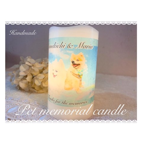 Pet memoria candle～ペット メモリアル キャンドル～