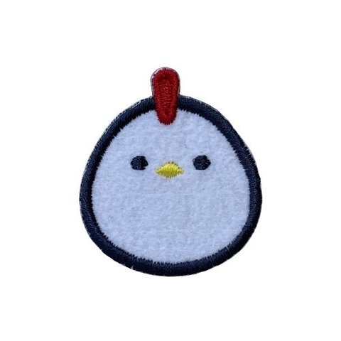 刺繡ワッペン　鳥【ニワトリ】