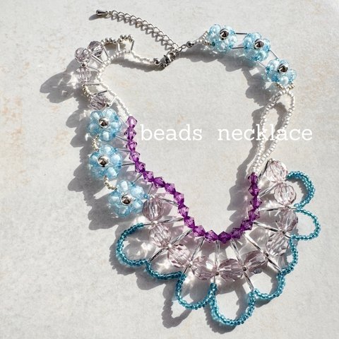 フリルフラワーnecklace