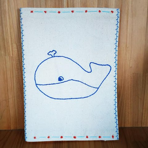 クジラさんのノートカバー（B5サイズ）