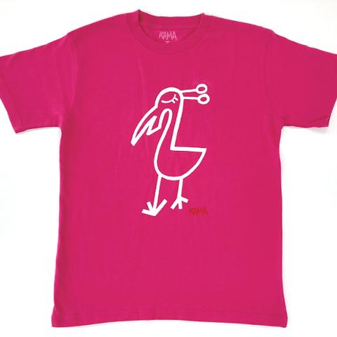 Animal Tシャツ（とりのピコちゃん）ピンク