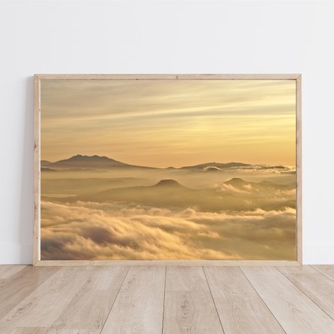 Mountains And Clouds　インテリア　フォトポスター　美しい自然の風景写真を北海道から　