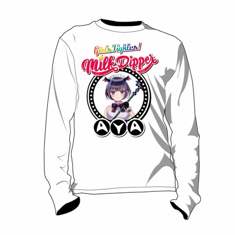 Milk Dipper ミルクディッパー Tシャツ長袖  メンズ レディース アニメ ファイター【AYA】