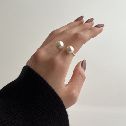 Pearl ring「M」