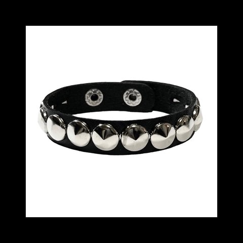 【spikestuds_leather ブレス。】レザー スタッズ ベルト ブレスレット メンズ ストリート ピープス パンク ロック ブラック 黒 シルバー ユニセックス Y2K 病みかわいい