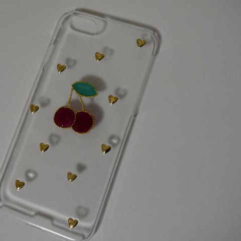 iPhone  case（ 7 / 8 ）05 さくらんぼ