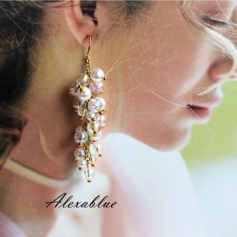 ウェディング アクセサリー パールピアス