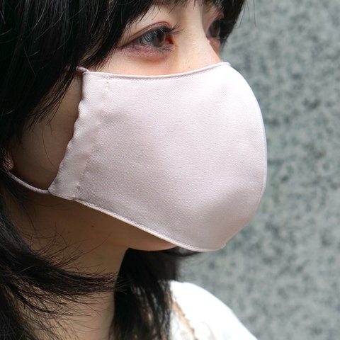 【セール】蒸れない「風洞マスク」／薄ピンク【男女兼用】