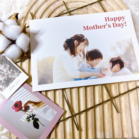 A4【D横型】母の日 カレンダー お母さん お義母さん ママ プレゼント ポスター オリジナル 写真