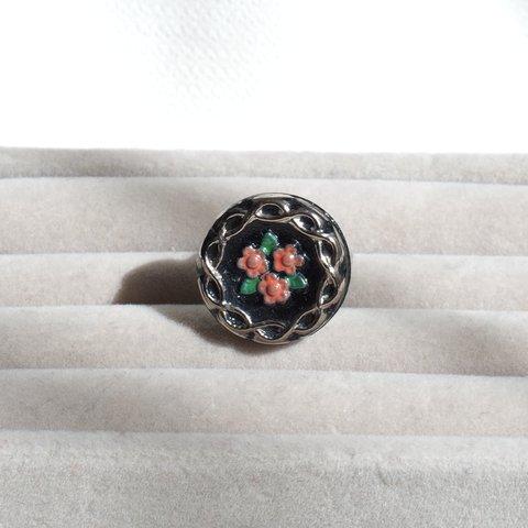 Czech Glass ring  -No.17-