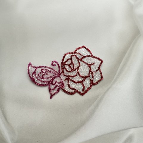 【sale】ボディジュエリーシール☆薔薇と蝶