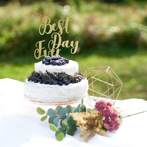  Best Day Ever ケーキトッパー　結婚式　飾り　二次会　飾り付け
