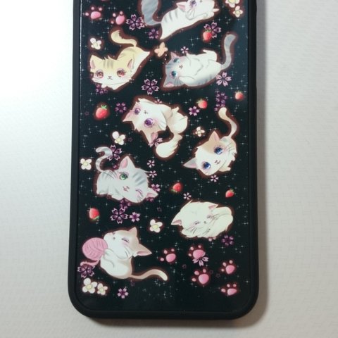 かわいいねこのスマートフォンケース