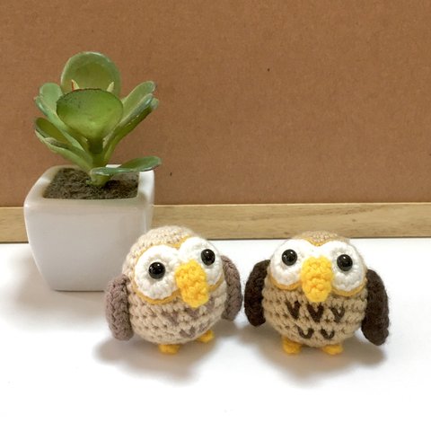 ＊＊受注制作＊＊まんまるフクロウ🦉