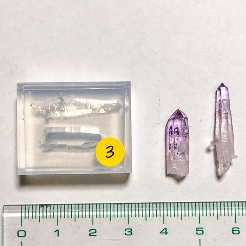 3 小 ベラクルスアメジスト 2種セット シリコンモールド