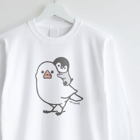 長袖Tシャツ（PETIT BIRD / 文鳥×ペンギン）