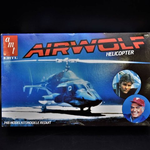 未組立/amt/ 1/48 /AIRWOLF HELICOPTER/ヘリコプター/プラモデル