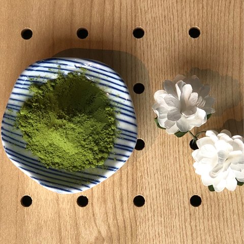 ［green tea］ミネラルがいっぱい☆新鮮粉末緑茶〜手軽に楽しむ〜30g入