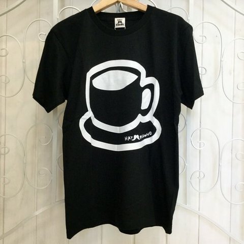 【処分SALE】【レディース】コーヒーPT　Tシャツ　ブラック<日本製>