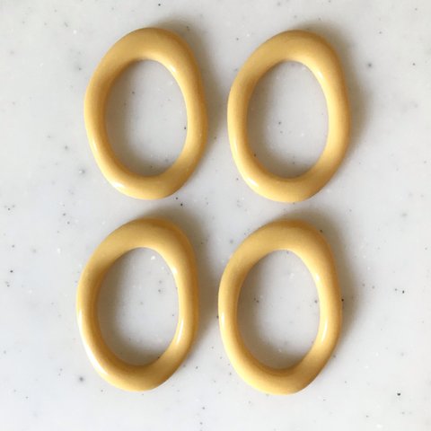 Yellow Distorted Oval Parts